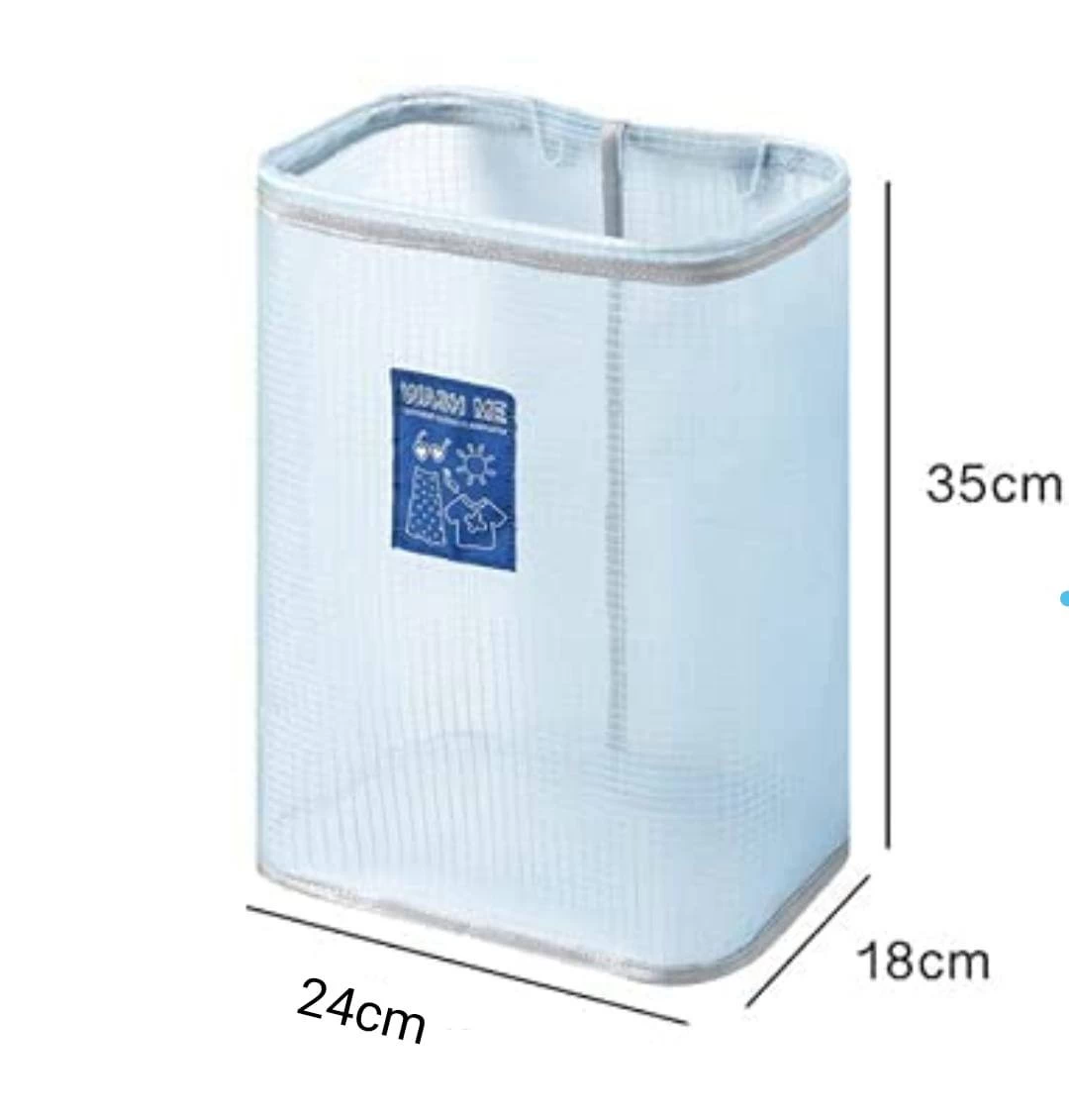 سلة غسيل مثبتة على الحائط - متعددة الألوان